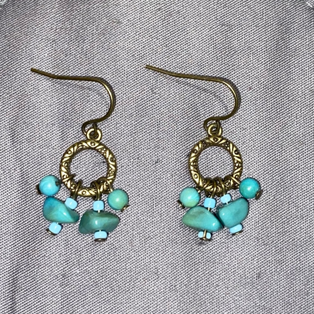 Turquoise Stone Earrings